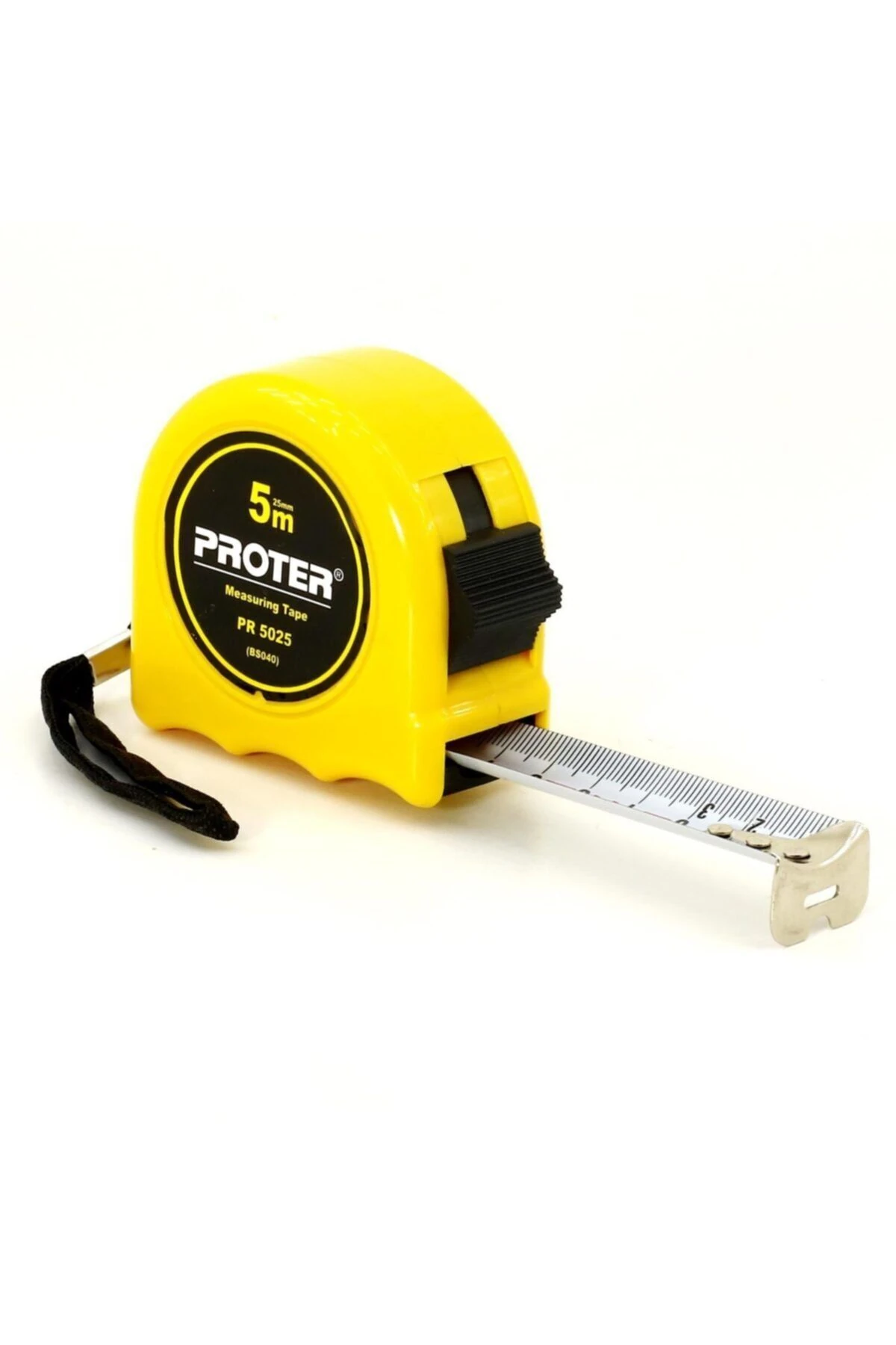 Stoplu Çelik Şerit Metre 5 M X 25 Mm