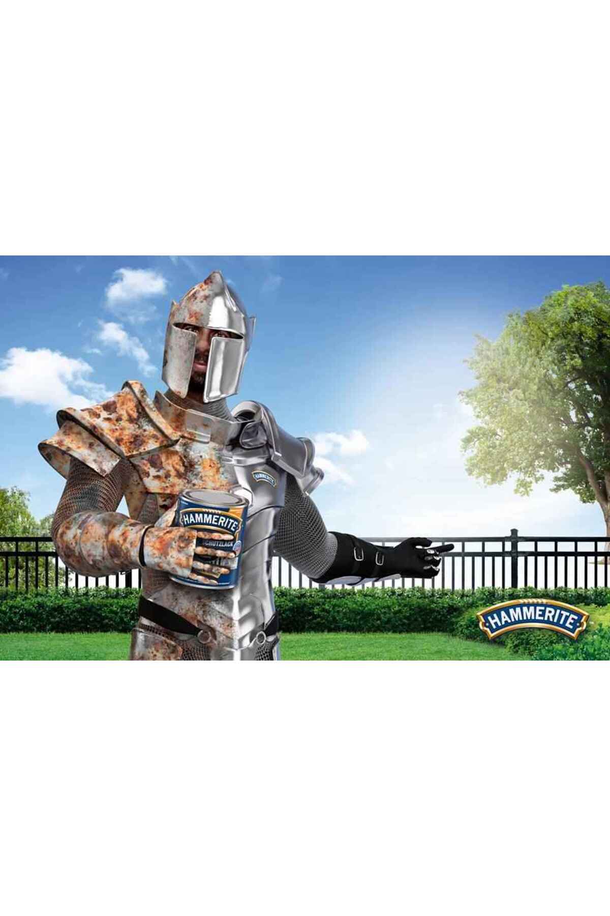 Hammerite Direk Pas Üstüne Metal Boyası 2.5l/3.5kg Pürüzsüz Beyaz-astara Antipasa Gerek Kalmaz