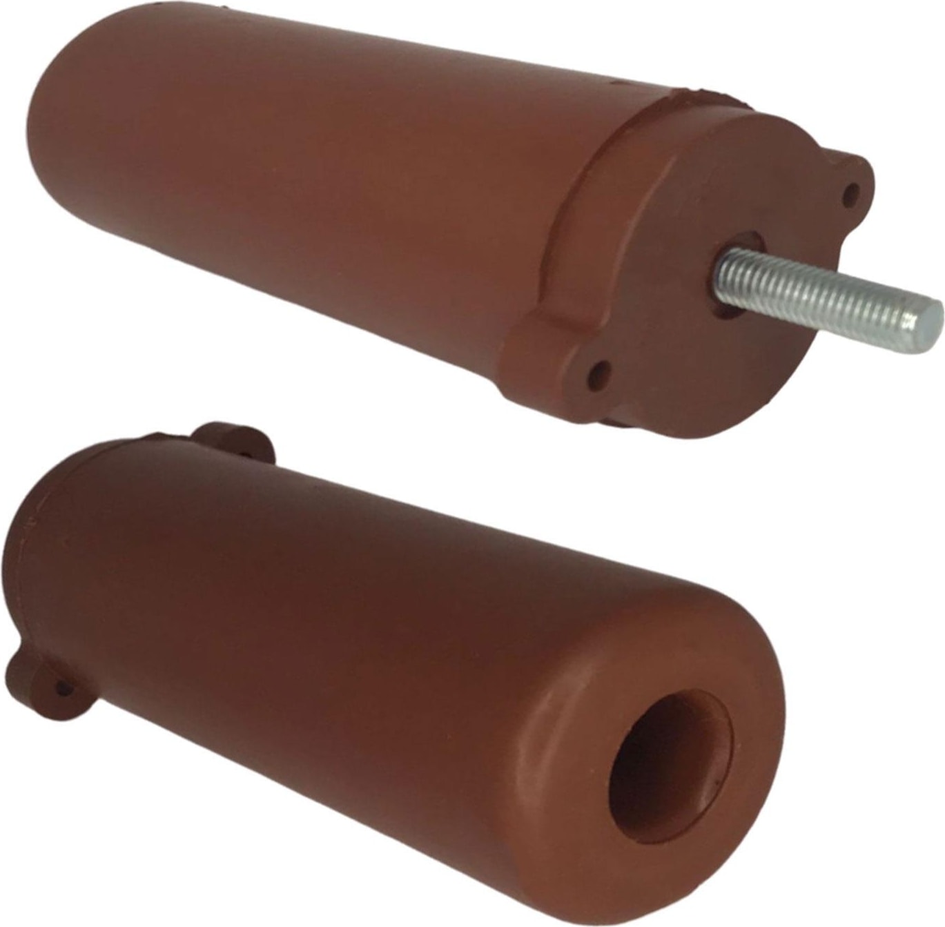 8 Adet Ayarlı Destek Ayağı 9.5 x 14.5 cm Kahverengi Gizli Ayak M8 Civatalı Incediş Mobilya Kanepe Baza Koltuk