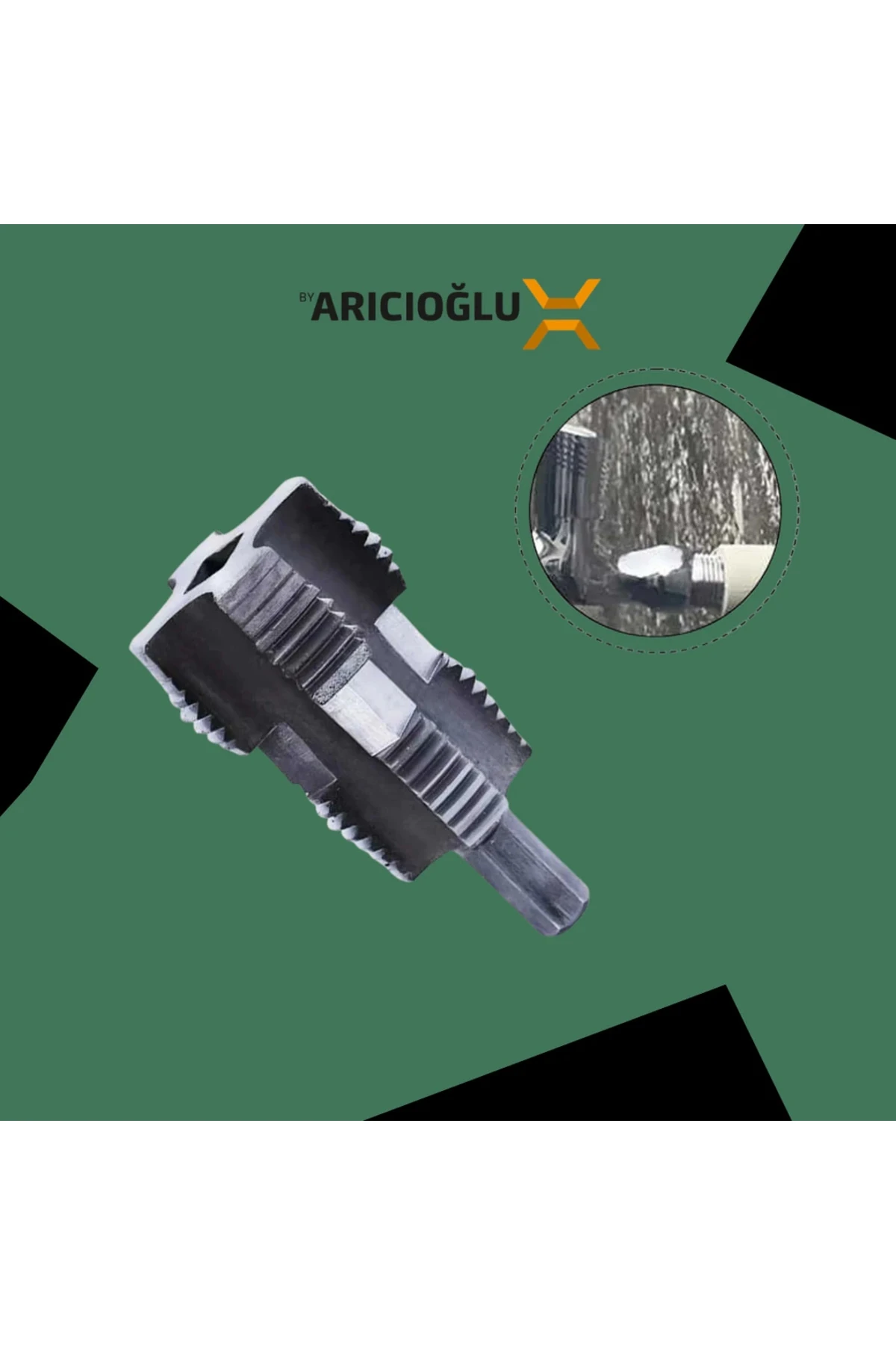 NR-BİDA 20mm-25mm Bits İç Dişli Açma Aparatı