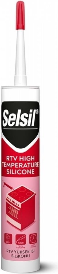 Rtv Yüksek Isı Silikonu Kırmızı 280 ml
