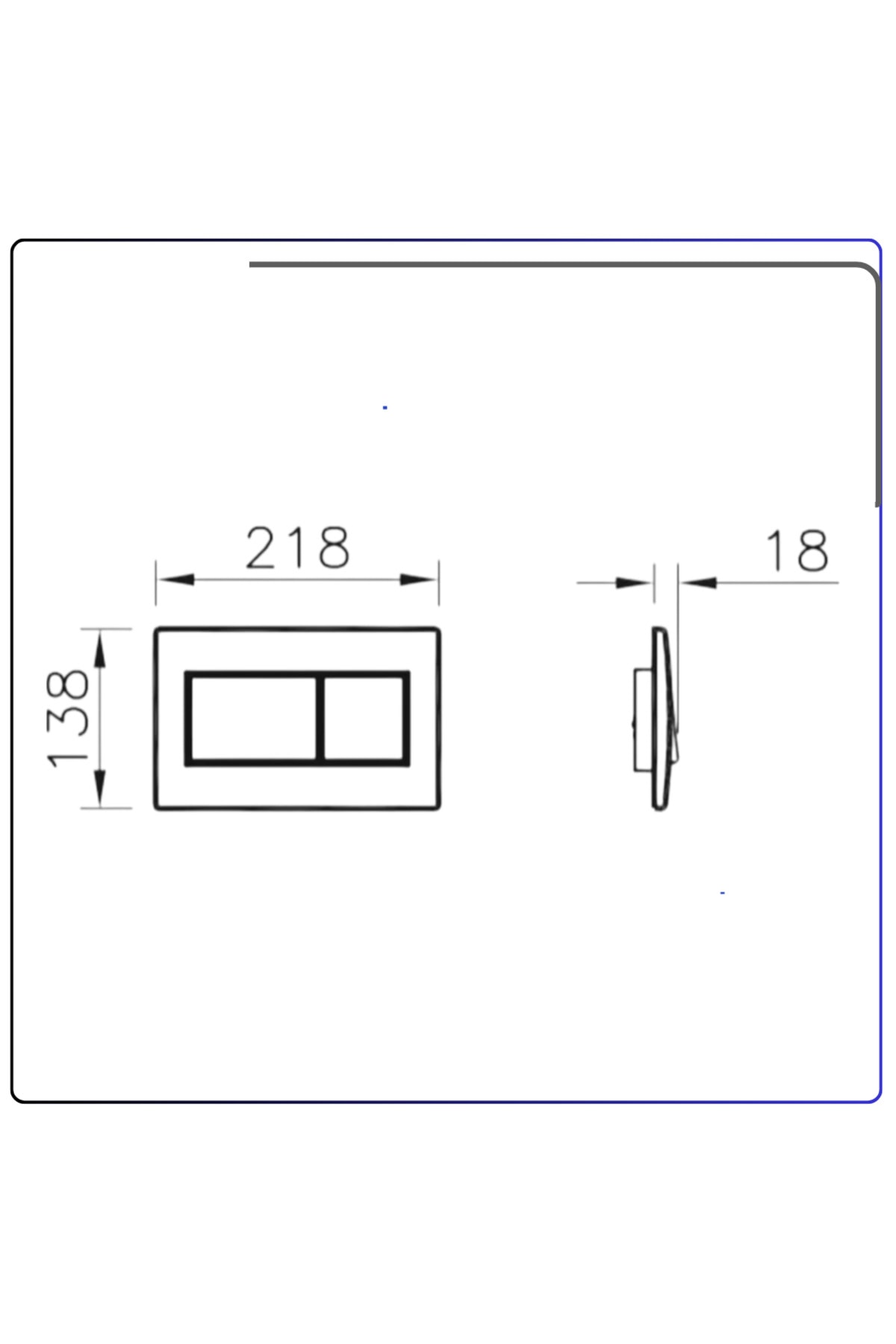 437016YP Kumanda Paneli Mat Krom Norm