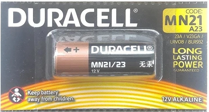 çınar ticaret duracell mn21 12 volt kumanda pili 1 adet
