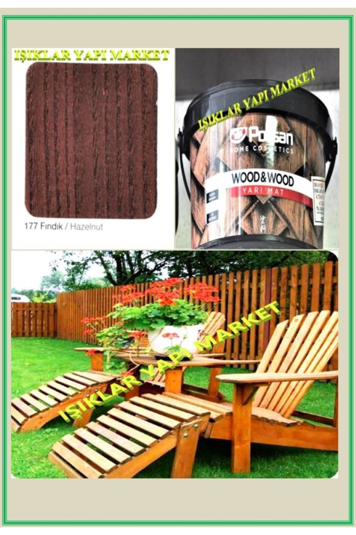 Wood&w-antiaging-ahşap Verniği-yarı Mat-su Bazlı-0,75litre (0,850KG.)