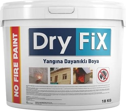 No Fire Paint Yangın Alev Almayan Yanmaz Boya 18 kg Ral 7035 Açık Gri