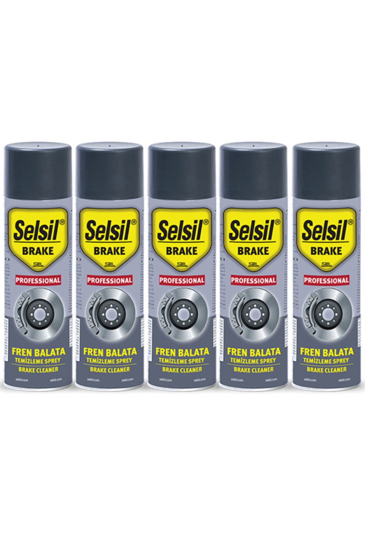 SELSİL Fren Balata Temizleme Spreyi 500ml 5 Adet