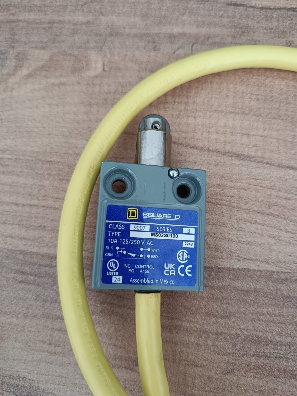 Limit Switch, Telemecanique Sensörler 9007MS06S0500 Limit Anahtarı 240VAC 10AMP Ms