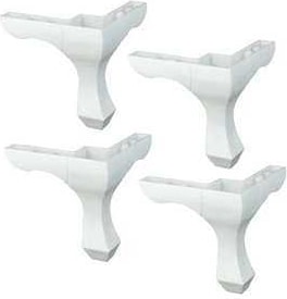 LK0128 4 Adet Plastik Lükens Mobilya Ayağı, 3 mm Lüks Sağlam