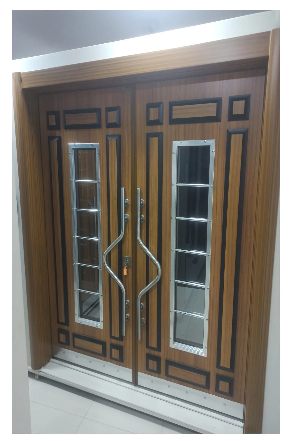 Celik Kapi Villa Kapısı, Abd Model Apartman Giriş Kapısı Sol Açılım Bina Kapısı