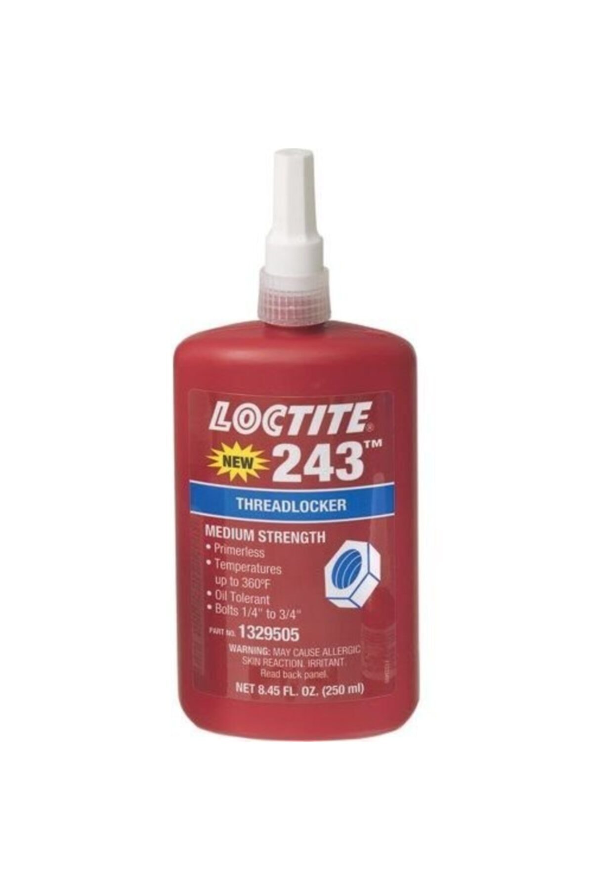 Loctıte 243 Vida Gevşemezlik Ürünü 250 Ml (orta Mukavemetli)