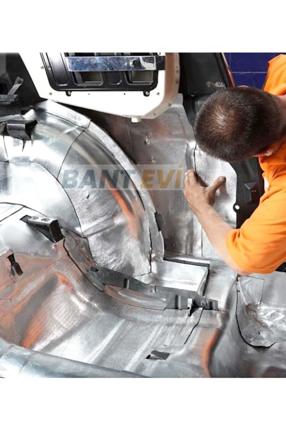 Folyolu Kauçuk Bantı 10cmx5m Isı ve Ses İzolasyon Bandı Alüminyum Kauçuk Yalıtım Bandı