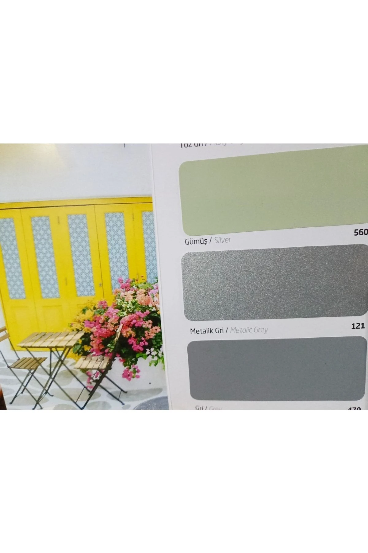 Metalik Gri Sentetik ( Ahşap-demir-metal)yağlı Boya 1 Kg