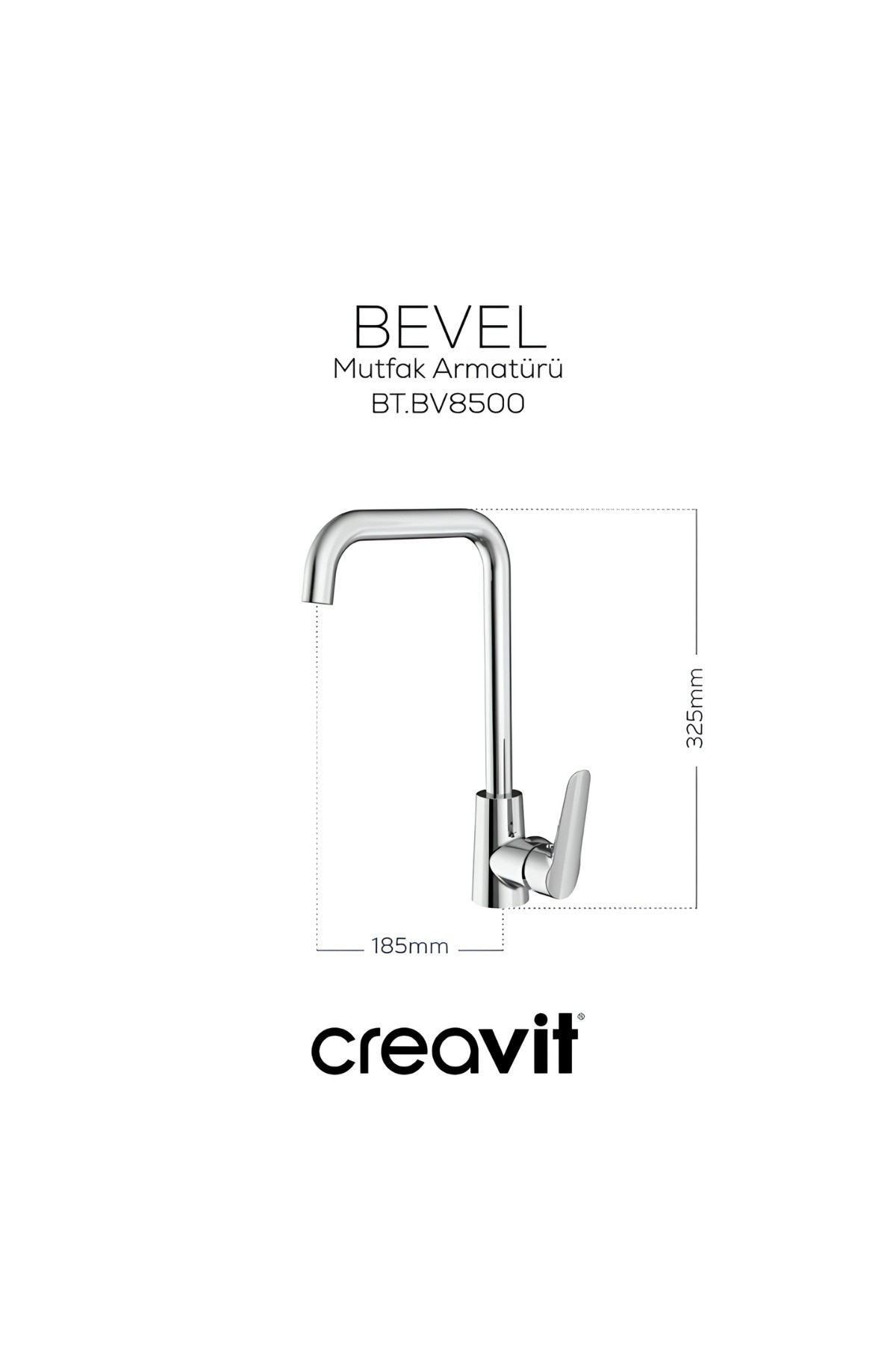 Bevel Batarya Seti 3’Lü Banyo-Lavabo-Eviye