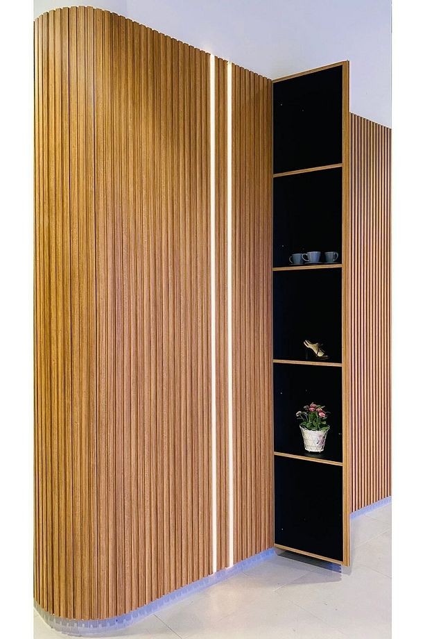 Kargo Bedava Antalya Yıldız Duvar Lambri Profili Lb 3771 Teak