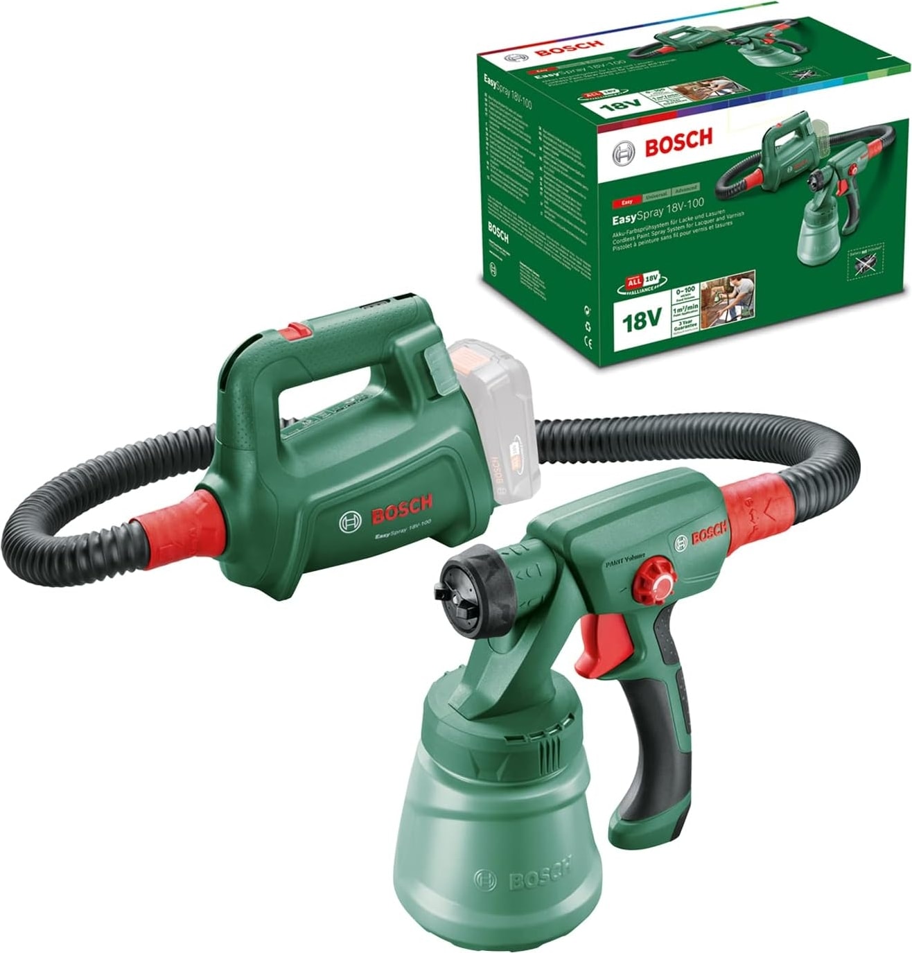 BOSCH Easyspray 18V Solo Boya Tabancası