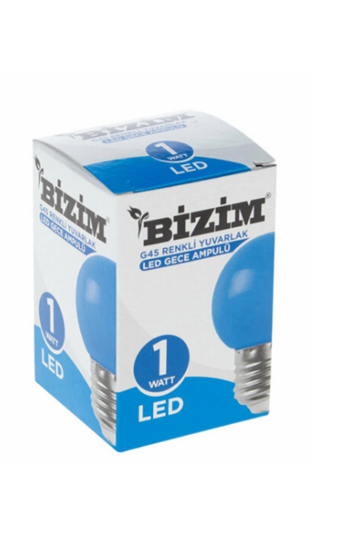 Led Gece Lambası Ampul 1w Mavi
