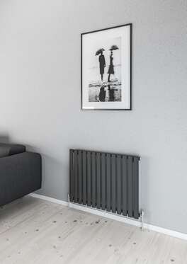 Palesa Yatay Çelik Radyatör 825X600 Pütürlü Beyaz (Ral 9016)