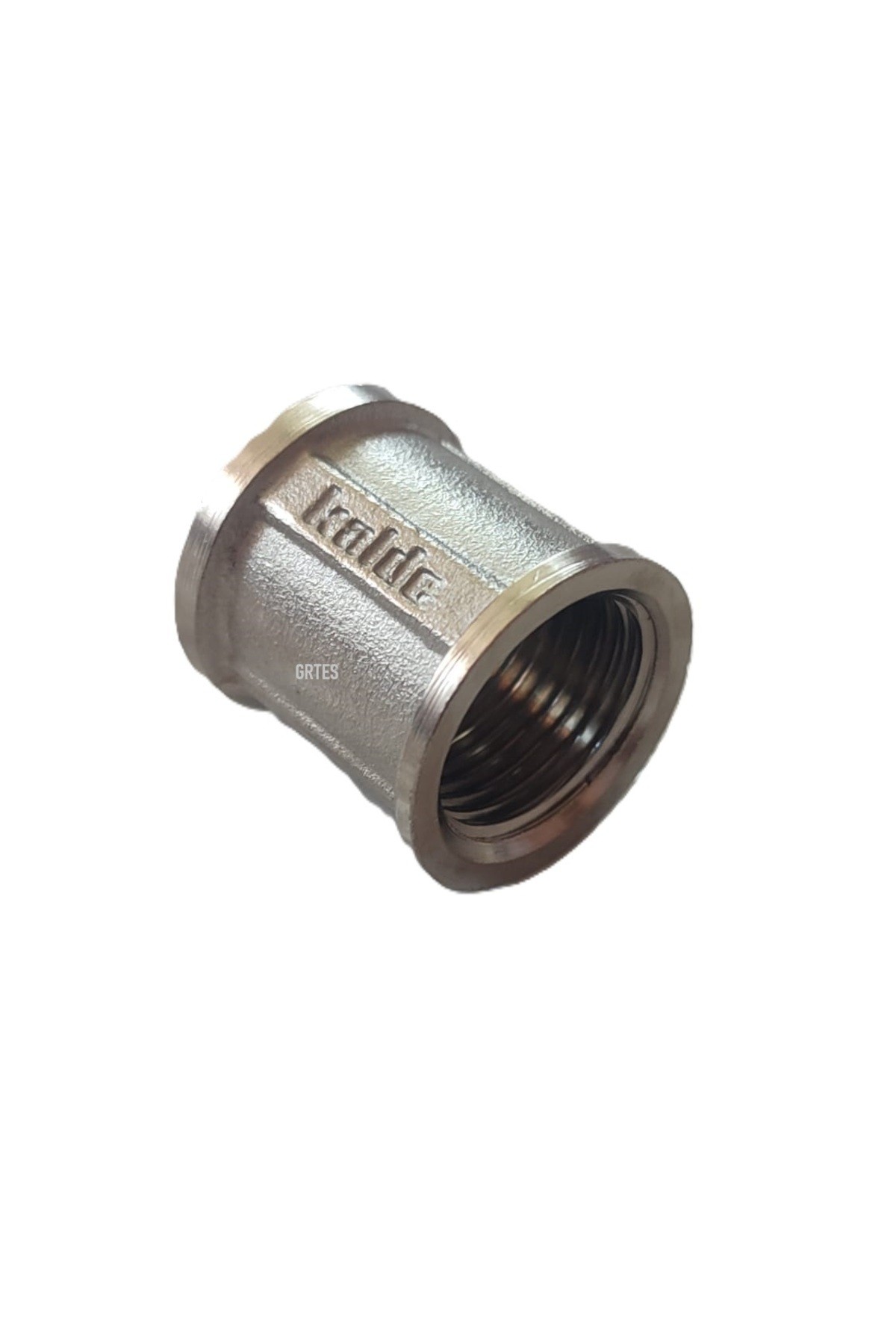 1/2"Dn15 Sarı/Krom Manşon İç Dişli (Dişi) - Chrome Threaded Sleeve