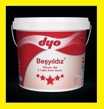 Beşyıldız Silikonlu Mat 10 kg Beyaz
