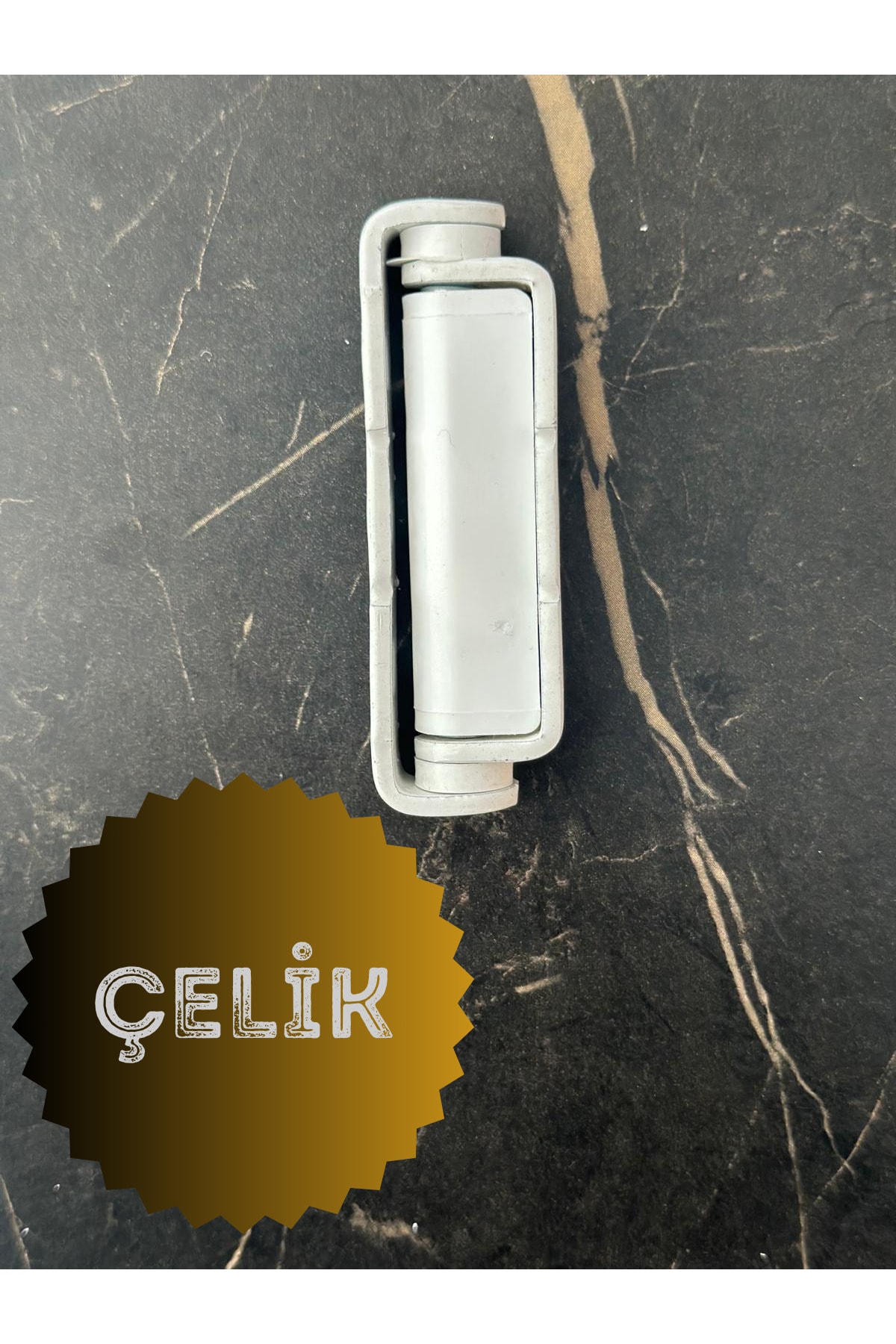 Pvc Pimapen Kapı Pencere Pratik Çelik Menteşe 80mm Beyaz (5 ADET) Vidalar Dahil