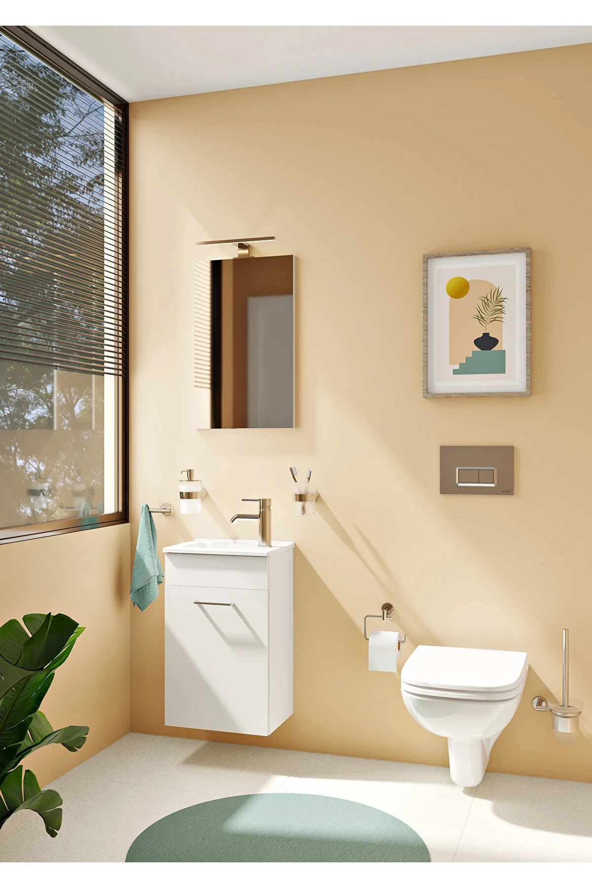 S20 Asma Klozet 5505L003-0868, Vitra S20 Soft Yavaş Kapanır Kapak 147-003-909