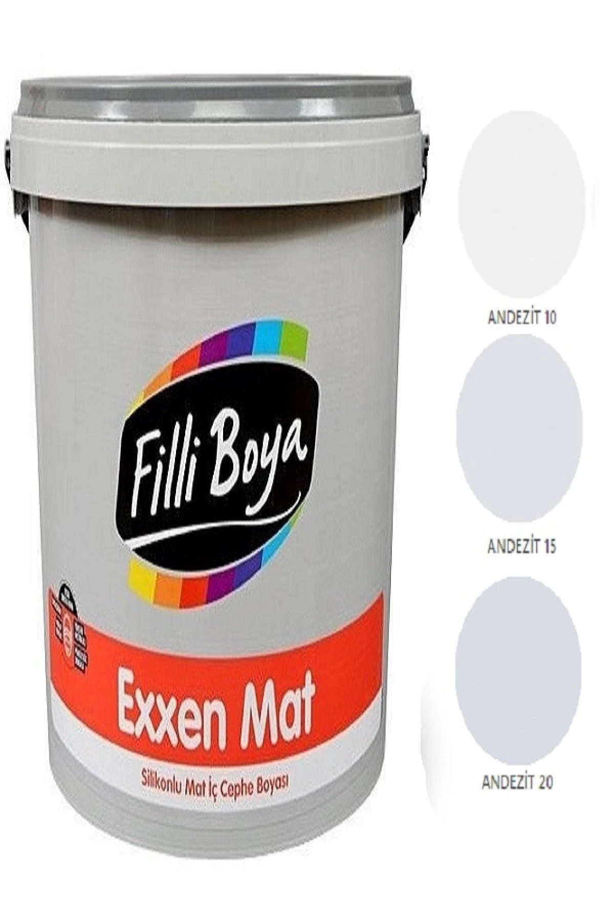 Filli Exxen Mat Silikonlu Mat Iç Cephe Boyası 2,5lt (andezit 15)