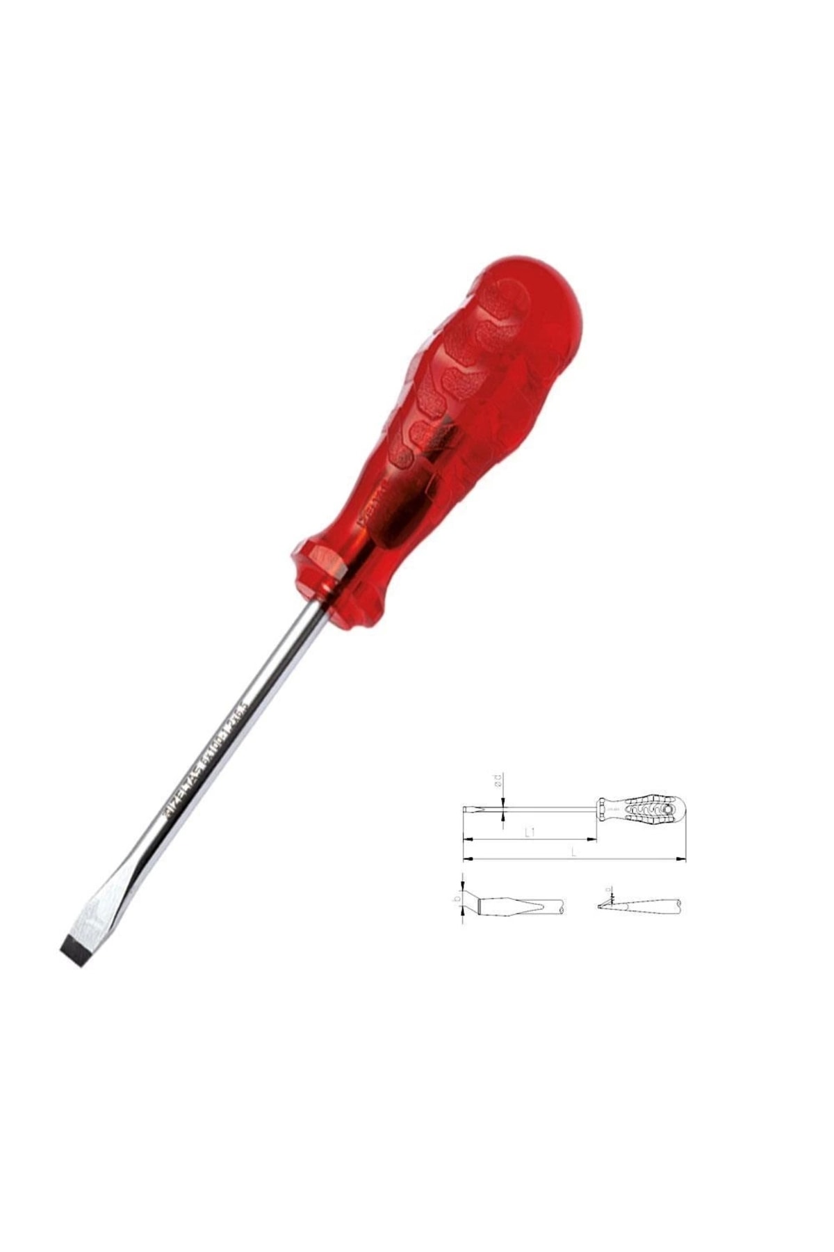 4100 Kraft Düz Uçlu Tornavida 3x80