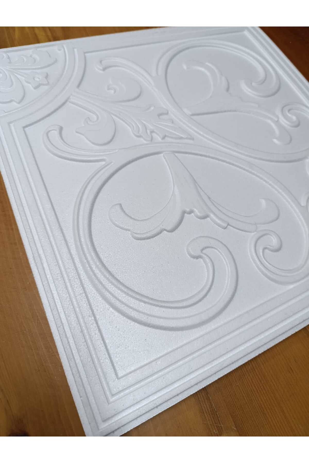 Manolya Desenli Stropiyer Dekoratif Tavan Kaplama Paneli 20 Adet - 5 M2