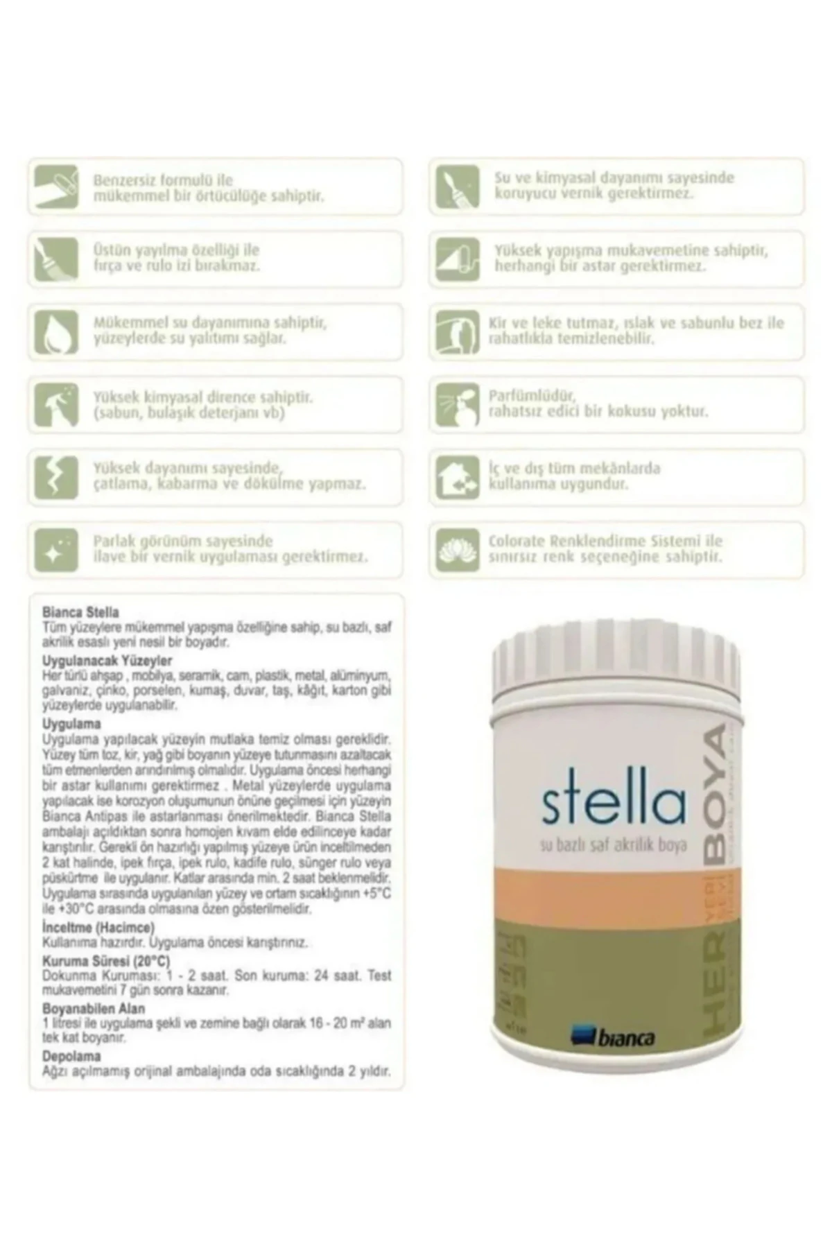 STELLA YENİ NESİL DÖNÜŞÜM BOHYASI + YAPAŞ DÖNÜŞÜM BOYA UYGULAMA SETİ