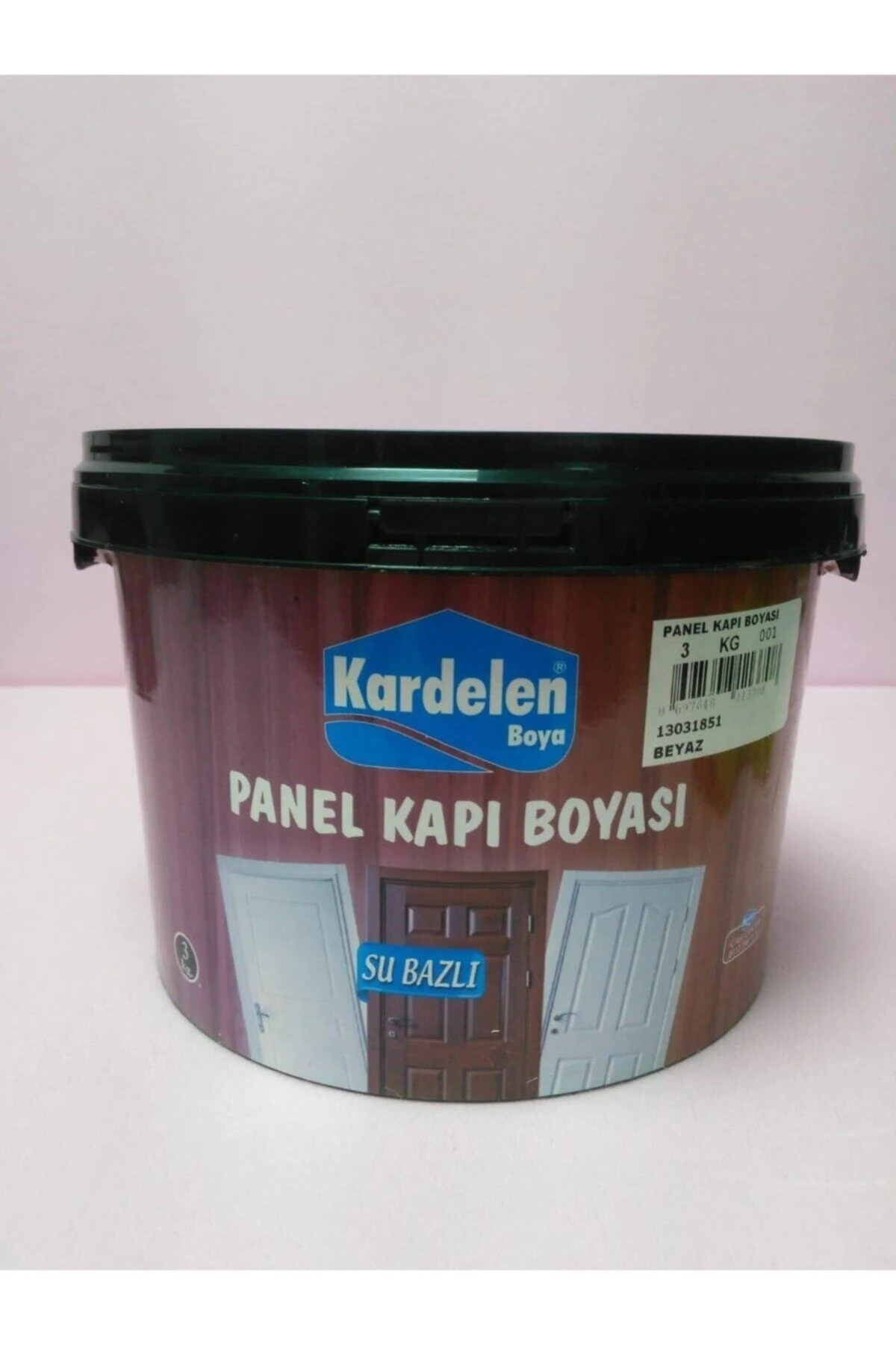 Su Bazlı Panel Kapı Boyası Beyaz 3 Kg