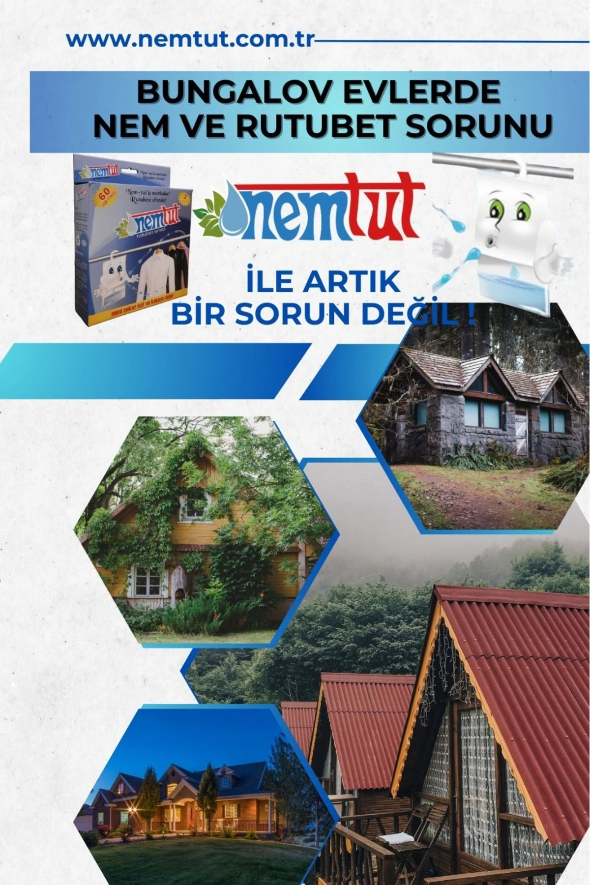 Nem Tutucu Giderici Rutubet Emici Kötü Koku Giderici Küf Ve Korozyon Önleyici 2 Kutu 4 Paket 2 Kg