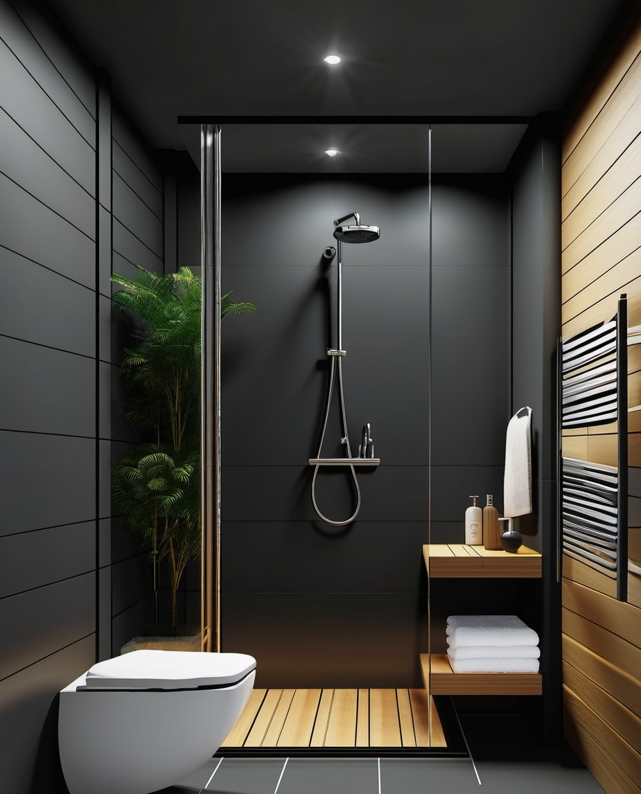 Yapı 300 x 300 mm Aluminyum Clip In Asma Tavan Tam Takım - (Banyo Tavanı) - Antirasit Renkli - Ral 7016