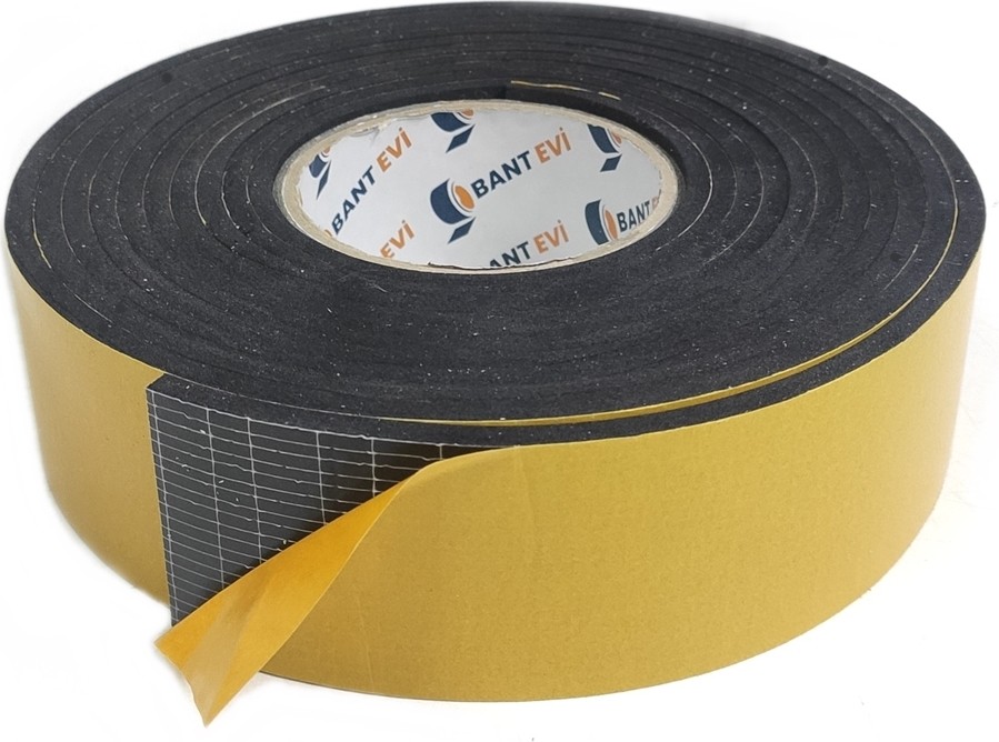 Epdm Kauçuk Sünger 5mm Kalınlık, 100x100cm Kendinden Yapışkanlı Kauçuk Yalıtım Bandı