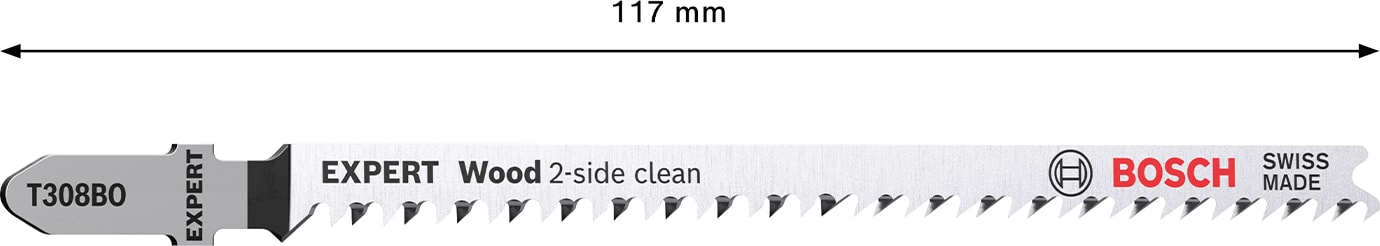 Expert ‘wood 2-Side Clean’ T 308 Bo Dekupaj Testere Bıçağı 3 Parça