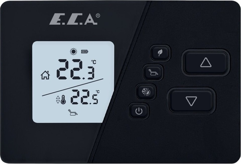 Poly Comfort 200 Black Kablosuz Oda Termostatı Siyah 7006903007