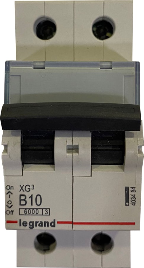403484 Xg3 Serisi 6ka 10A 2 Kutuplu B Tipi Otomatik Sigorta