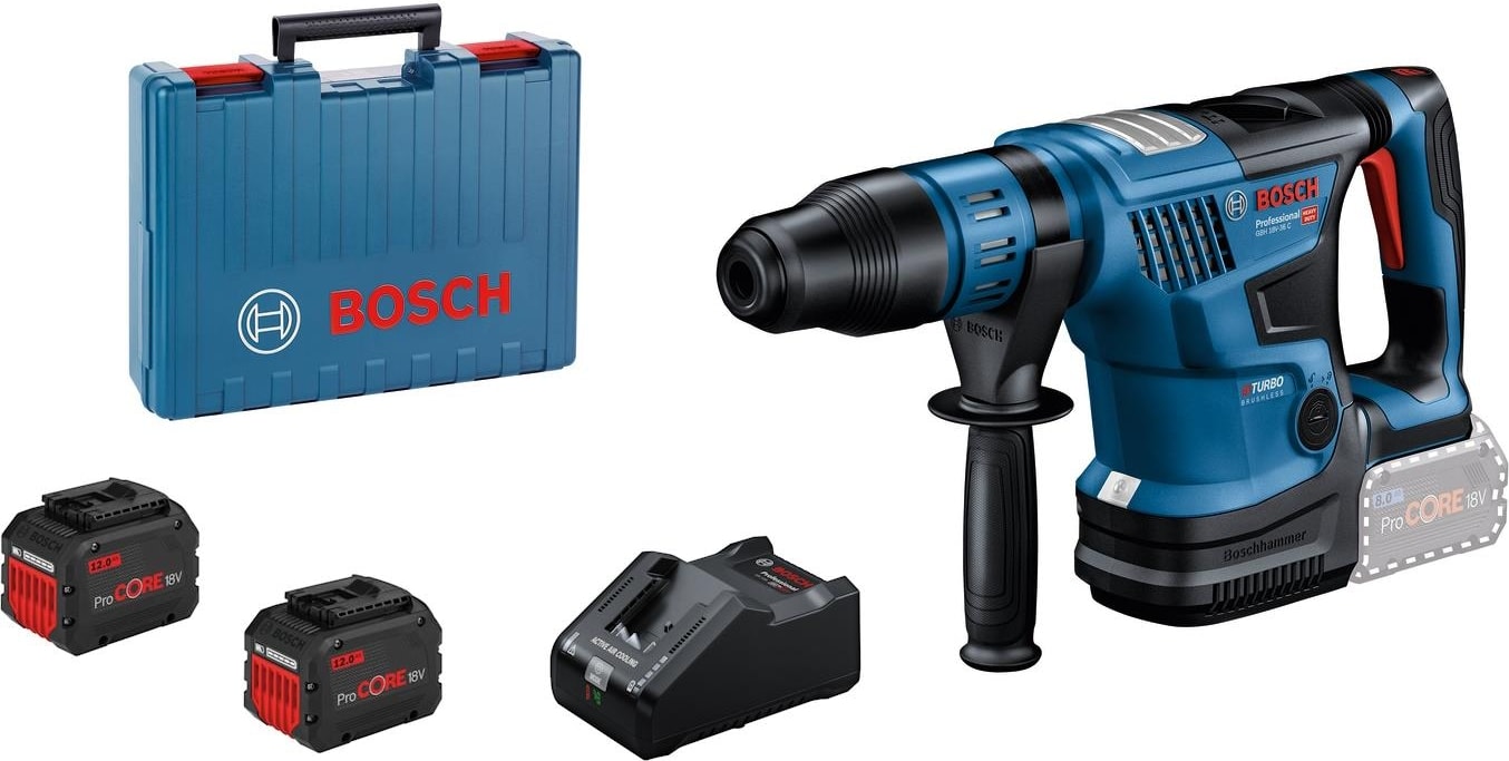 BOSCH Gbh 18V-36 C Procore 2X12.0AH Çift Akülü Kırıcı Delici