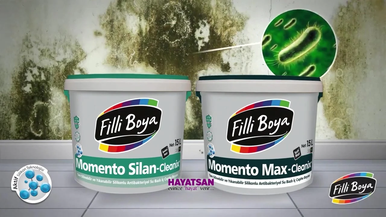 Momento Silan-CLEANİX - Küf ve Bakterilere karşı etkin koruma- Palazzo serisi