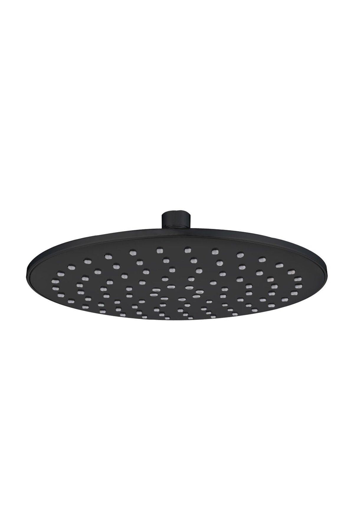 Tepe Duş Başlığı Oval Ø23 cm Siyah KTD121-B