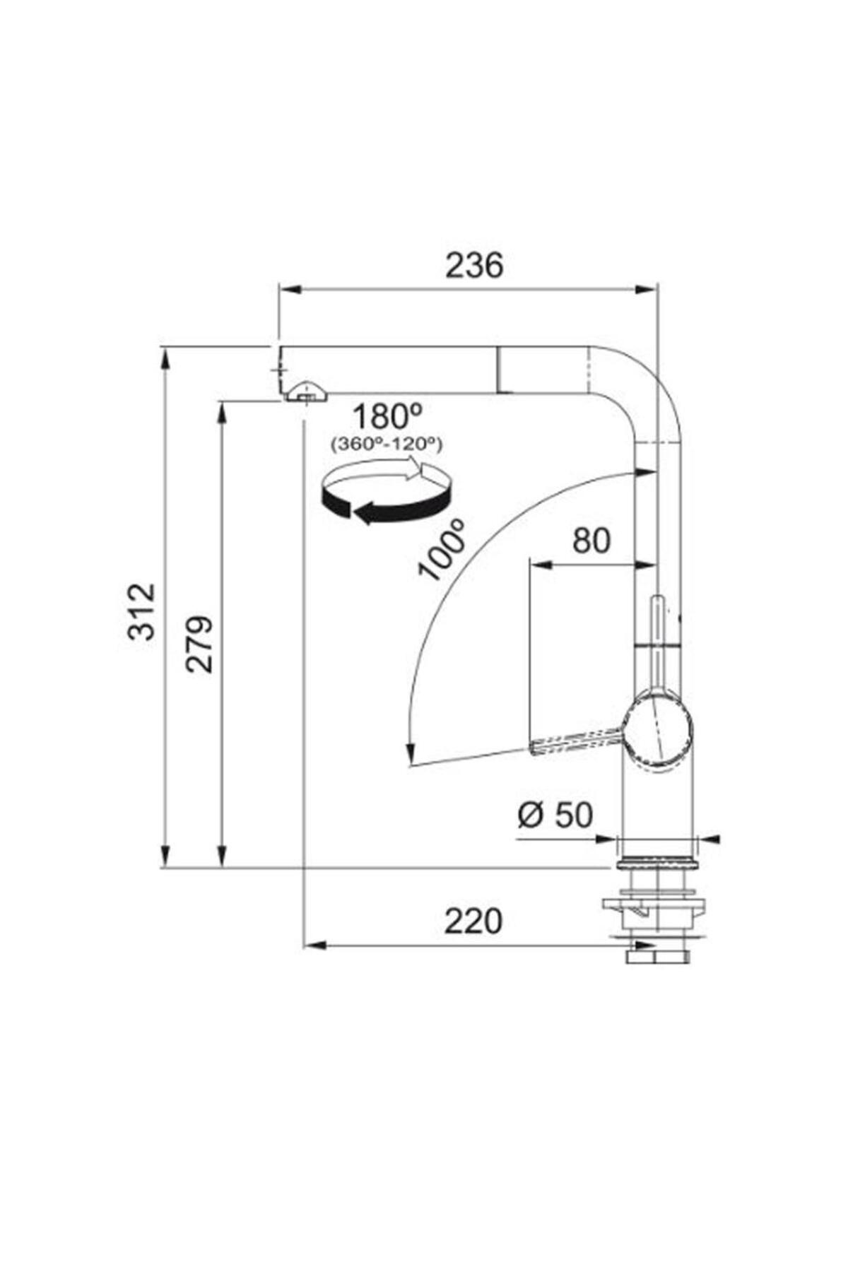 Basis BFG 611 STONE GREY Granit Evye Active Plus Doccia 2.0 Batarya Set