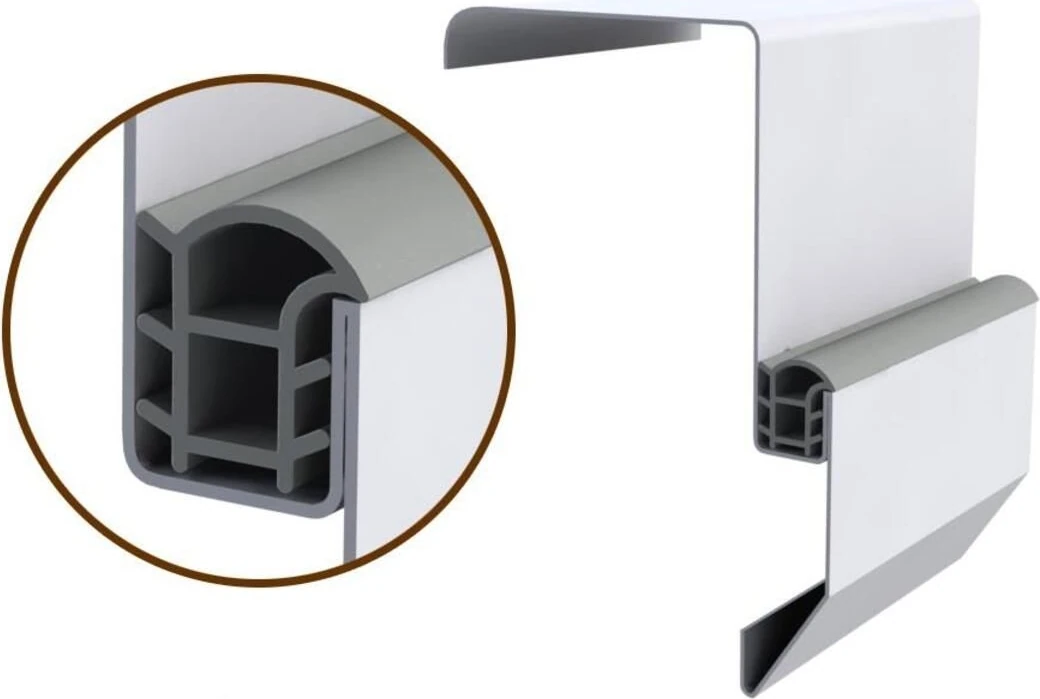 Siyah Çelik Kapı Fitili - Kapı Contası, 6 Metre, Dayanıklı ve Uzun Ömürlü