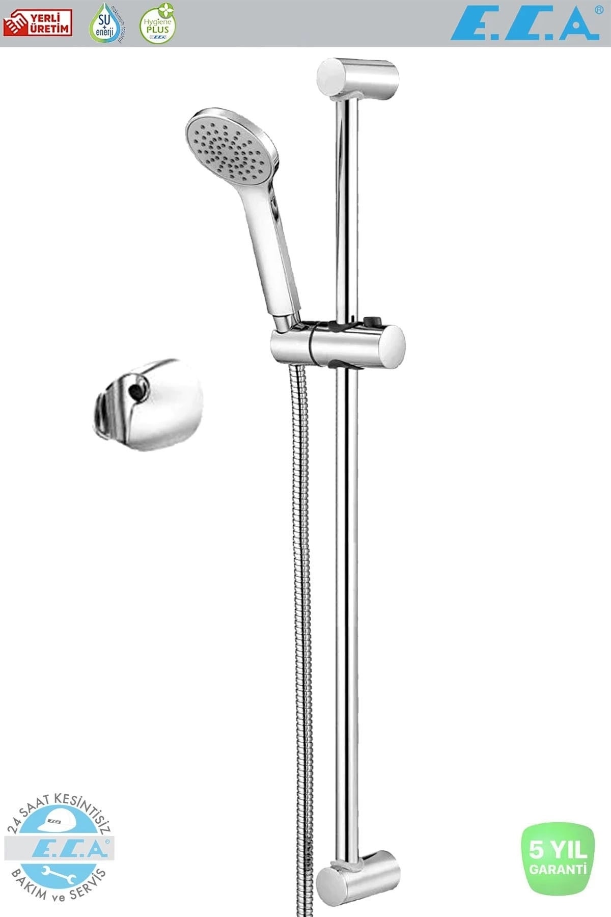 E.c.a Spylos Banyo Duş Başlık Seti Hareketli Banyo Üst Takım 102146071