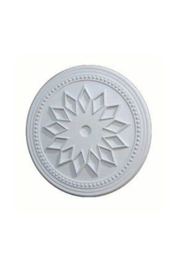 Tavan Lamba Göbeği Baklava 38 Cm-40 Cm 3 Adet Dekor Stropiyer Köpük Boyanabilir