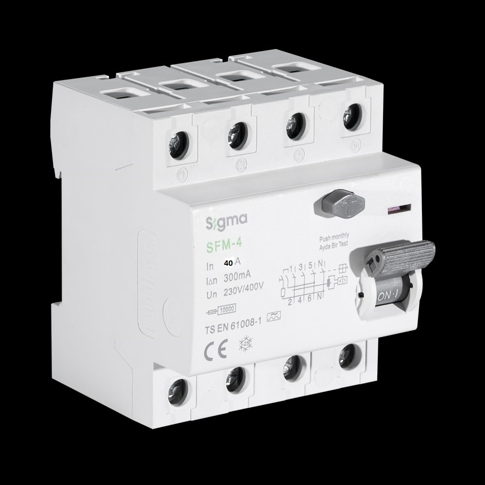 Kaçak Akım Koruma Şalterleri (A Tipi) 10 Ka 4p 30MA