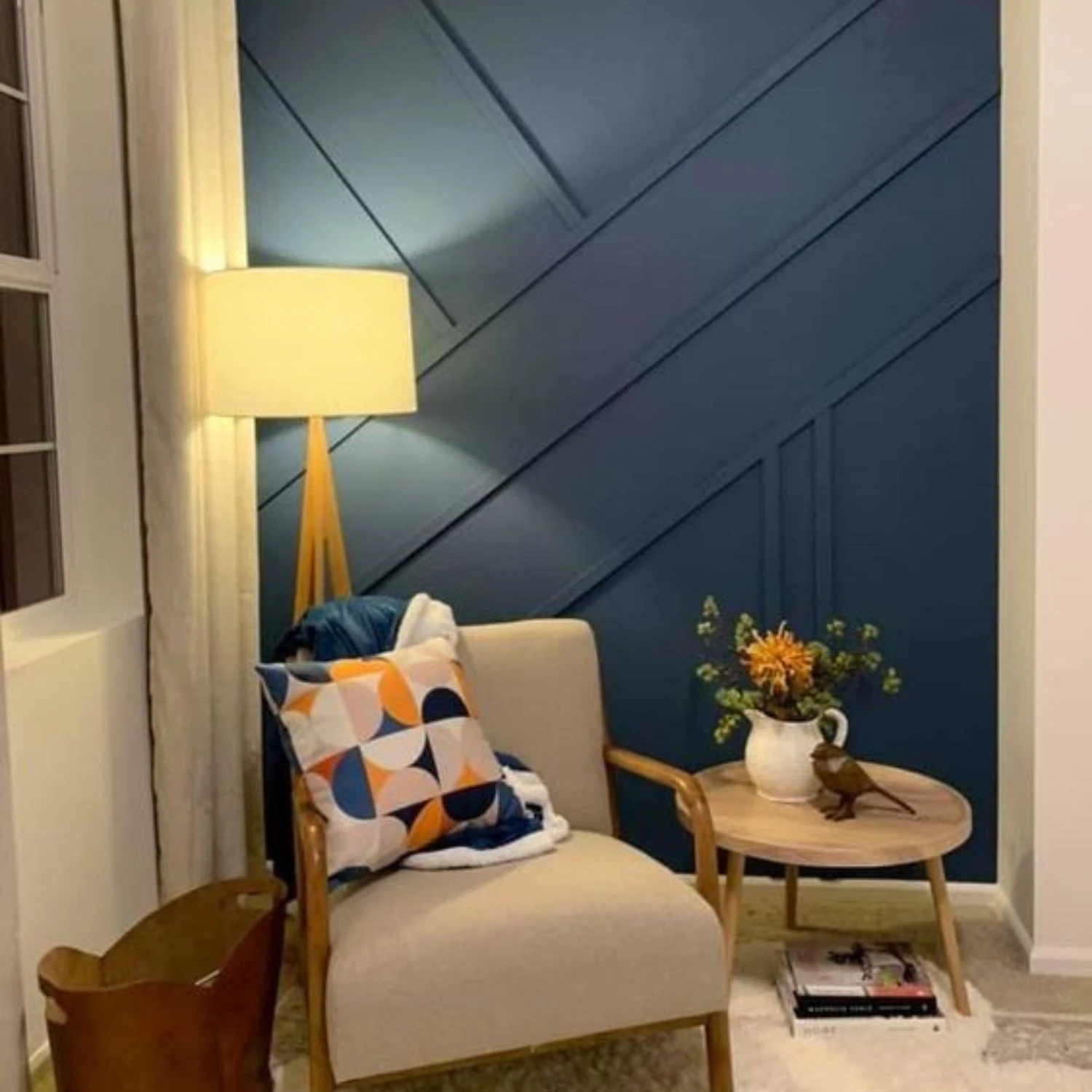 Dekoratif Boyanabilir 5 Adet 4 cm Düz Polistren Duvar Çıtası