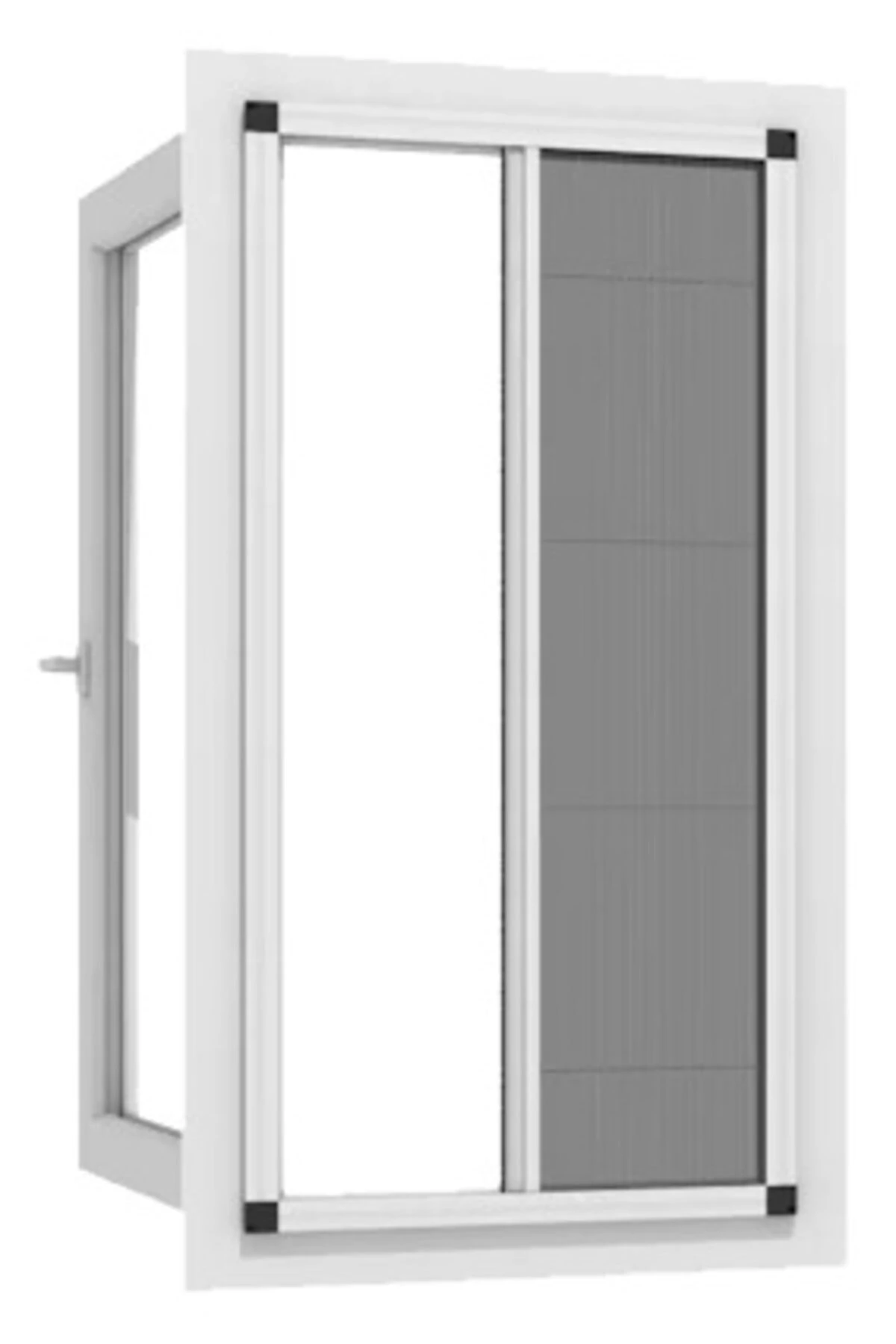 Plise Sineklik Pileli Kapı Ve Pencere Sinekliği Beyaz Renk