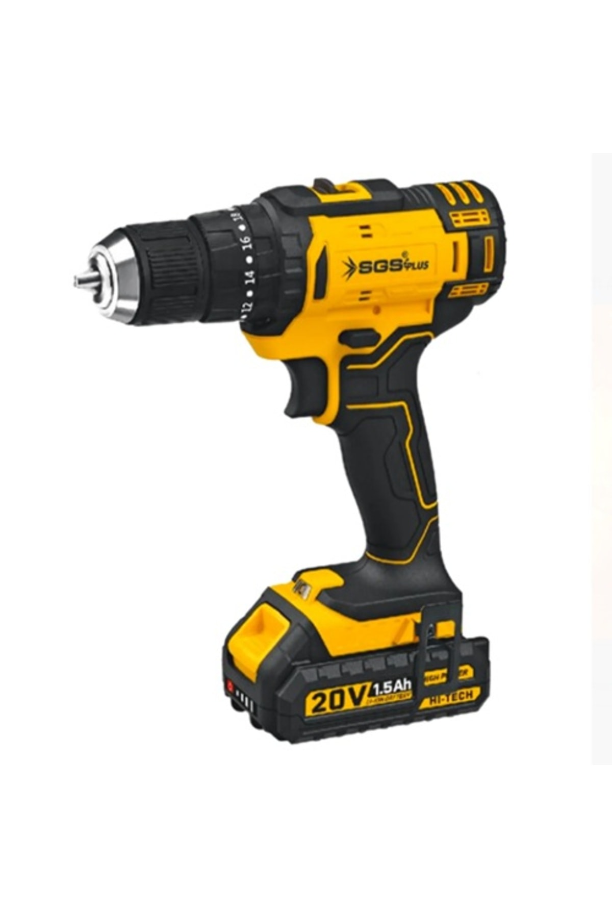 SGS Akülü Darbeli Matkap Seti TEK Akülü 20 Volt -1.5 Amper  5245