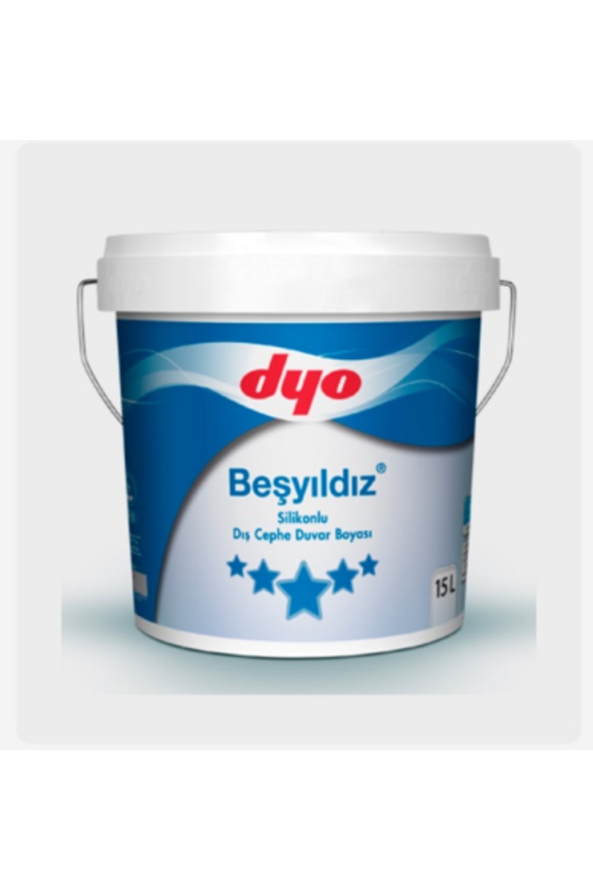 15LT BEŞYILDIZ SİLİKONLU DIŞ CEPHE BOYASI BEYAZ