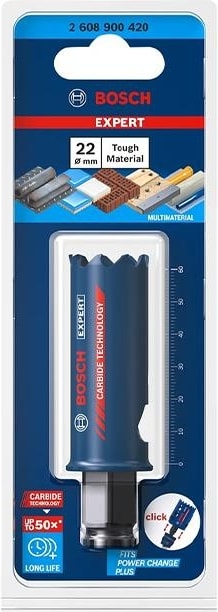 BOSCH 22 mm Expert Sert Malzemeler Için Panç 2608900420
