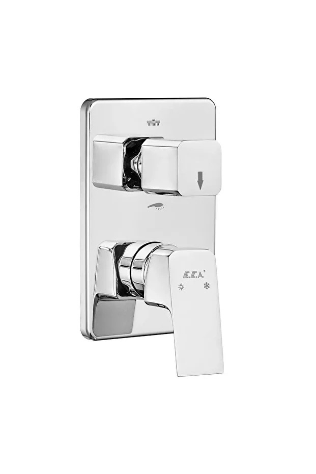 Tiera Ankastre Duş Seti - 2 yollu / 6 parça set - 102199772